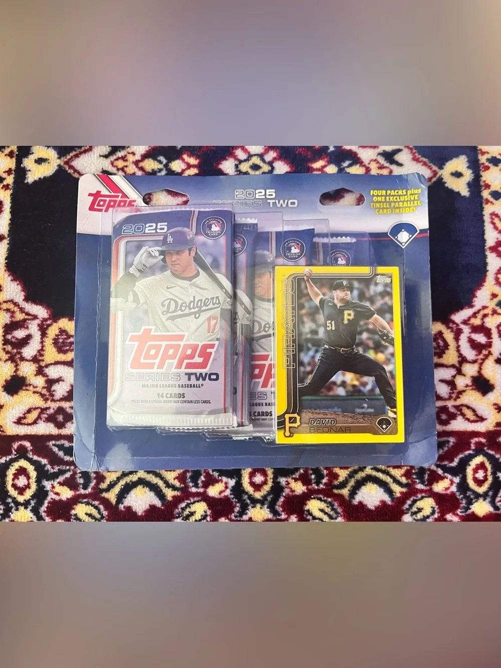 Topps Series Two sealed pack set w/ Pirates David Bednar card